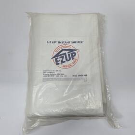 0v0180401 E-z Up Ez Instant Shelter Original Replacement Canopy Top 10 X White Nos