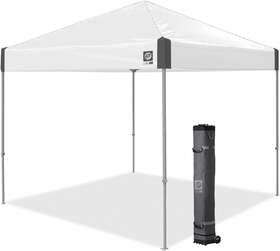 E-z Up 696538090066 Ambassador Instant Shelter Canopy 10ft X Roller Bag And 4 Piece Set