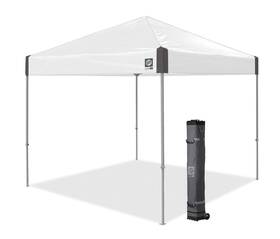 98556250093 E-z Up Ambassador Instant Pop Canopy Tent 10ft X Roller Bag And 4 Piece