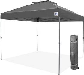 Ptsvsg10 E-z Up Patriot One-up Vented Shelter 10ft X Steel Grey