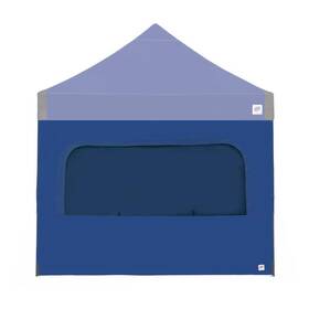 Sw3mw10rbsl E-z Up Canopy Parts 10ft Light Duty Sidewall With Mesh Windows In Royal Blue Sturdy