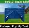 E10nvb Delta Canopies 10x10 Enclosed Pop Up Canopy Party Folding Tent Gazebo Navy Blue E Model 0799418238685