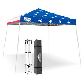 Eagle Peak 688397976025 Slant Leg Pop Up Canopy Tent Easy One Person Setup Instant Outdoo