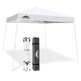 Eagle Peak 714735033171 Slant Leg Pop Up Canopy Tent Easy One Person Setup Instant Outdoor Beach Can