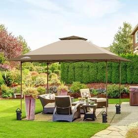 E169ept-bge-hd Eagle Peak 13 Ft. X Straight Leg Outdoor Pop Up Canopy Tent With Auto Extending And
