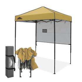E24hw-bge-az Eagle Peak Instant Pop Up Canopy With Adjustable Sun Wall 6x4 Straight Lightweight Comp