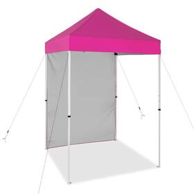 E25sw1-pnk-az Eagle Peak Pop Up Canopy 5x5 Outdoor Portable Tent With One Removable Sunwall C