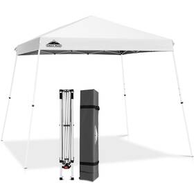 E81sl-wht-az Eagle Peak 11x11 Slant Leg Pop-up Canopy Tent Easy One Person Setup Instant Outdoor Beac