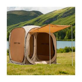 Esshcq06 East Oak Pop Up Canopy Tent With Mesh Outdoor Screen House 4/6 Sunshad