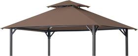 Easylee 313030922915 Grill Gazebo Canopy Top Roof 5x8 Cover Double Tiered Bbq