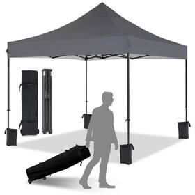 56680 Eesdom 10x10 Pop Up Canopy With Wheeled Bag Commercial Portable Tent Easy S