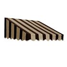 Ef2442-6brnt Awntech San Francisco Window Entry Awning Brown Tan