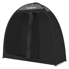 7017b Eighteentek Portable Pop Up Shower Tent 83 Inch W X 43 Lx 80 H With 2 Rooms Waterproof