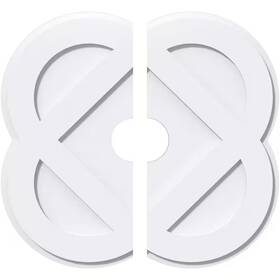 Ekena Millwork 744759726650 1 Inch P X 14-1/4 C 36 Od 6 Id Charlotte Architectural Grade Pvc