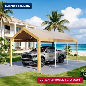 Eliteedge 828705990248 10x20 Ft Heavy Duty Carport Car Canopy Garage Boat Shelter Party Tent Uv Resis