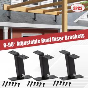 Ew-c1645 Elitewill Heavy Duty Stainless Steel 304 Adjustable Angle Pergola Roof Riser Beam Bracket