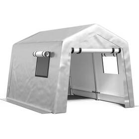 Epicpoplar 313023954961 8 Ft. X 10 Heavy-duty Portable Carport Garage Tent With Uv-resistant Waterpr