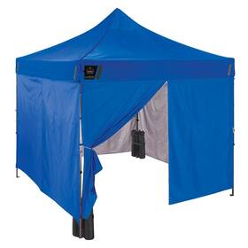 6053 Ergodyne 720476129776 Shax Fully Enclosed Pop Up Canopy Tent With Sidewalls Includes And