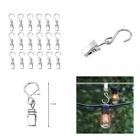 Es4081801 Esfun Shower Curtain Rings Pack Party Light Hanger 712383503442