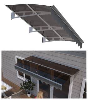 Xd34 Etsg 699909730431 Window Door Awnings Canopy W79 Inch Snow Protector For Masonry Concrete Wall