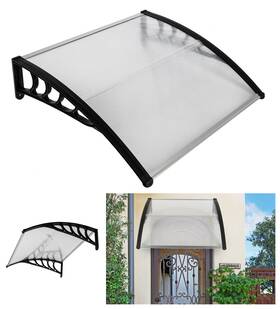 Etsg 699913994874 Window Awning Door Canopy Exterior 40inchx 38inch Polycarbonate Rain Protection
