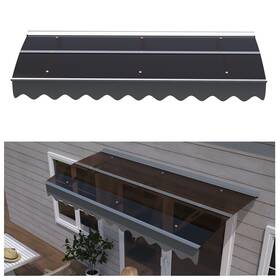 Xd34 Etsg 699960102048 W79 Inch Window Awnings Door Canopy Cover Snow Protector For Wooden Wall House