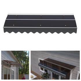 Xd34 Etsg 699964459247 W79 Inch Window Awnings Door Canopy Cover Rain Protector For Wooden Wall House
