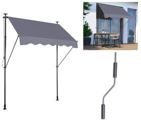 Etsg 699972493639 Sun Shade Cover Door Window Awning Adjust Angle 0-90 Steel Frame
