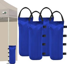 Eurmax 445012120132 Extra Large 112 Lbs Sand Bags For Pop Up Canopy Tent - 4-pack Blue