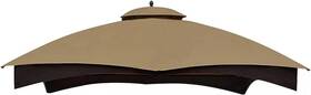 Gf-12s004b-1 Eurmax 619548381344 Replacement Canopy Top For Heavy Duty 10x12 Gazebo #gf-12s004b-1 - Khaki