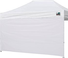 Eurmax Usa Instant Canopy Sun Wall Camping Tent Tarp Shelter 10x15 White