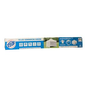 Cswh10scstl Ezup E-z Up Instant Commercial Steel Framed 10ft X Canopy White