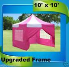 F10-pnkwht Delta Canopies 10x10 Heavy 763684650571