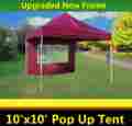 F10mrn Delta Canopies 10x10 Pop Up Canopy Party Tent Maroon F Model Upgraded Frame 763684643955