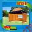 F15blkong Delta Canopies 10x15 Pop Up Canopy Party Tent Ez Black Orange F Model Upgraded Frame