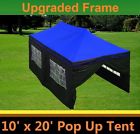 F20bluflm Delta Canopies 10x20 Pop Up Canopy Party Tent Blue Flame F Model Upgraded Frame 763684645126