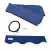 Fab10x8blue30 Aleko Fabric Replacement For 10x8 Ft Retractable Awning Blue Color 013964850345