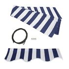 Fab10x8bluwt03 Unassigned Aleko Fabric Replacement 013964850352