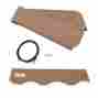 Fab13x8beige29 Aleko Fabric Replacement For 13x8 Ft Retractable Awning Beige Color 013964850550