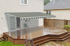 Fab16x10mstred19 Aleko Retractable Fabric Replacement Awning