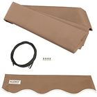 Fab16x10sand Canopies Gazebos Pergolas Retractable Awning Fabric Replacement 013964950106