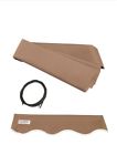 Fab20x10sand Aleko Retractable Awning Fabric Replacement Feet Sand