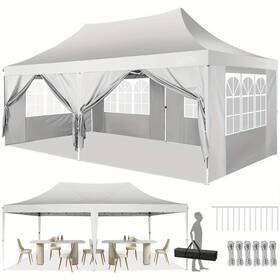 48582 Fanala 10x20ft Outdoor Wedding Pop Up Canopy Heavy Duty Instant Party Tent Shelter