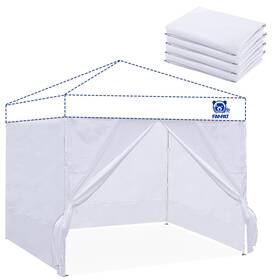 Fp-01 Fanpat Instant Canopy Tent Sidewalls For 10x10 Pop Up 210d Waterproof 4 Piece