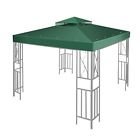 Fba Top Crv 12f Dtp Grn Flexzion Gazebo Replacement Canopy Cover Dual Tier 0814870021375