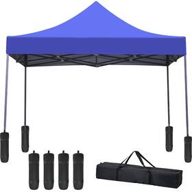 Fdw 195030038953 10 X 10ft Pop Up Canopy Tent Party Patio Ez Sun Shade Wedding