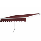 Fdw-hh-324-wine Fdw Patio Manual Retractable 848837022402