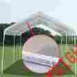 Tds1020ghc Feetx20 King Canopy 10 Feet Drawstring Cover X 20 Transparent 753216540128