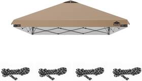 Flagly 744759157386 8x8ft Replacement Canopy Top With Air Vent Waterproof And Uv Protection Te