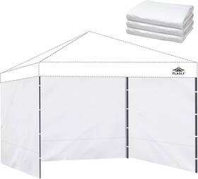 300d Flagly 744760006727 Instant Canopy Sidewalls For 10x10 Pop Up Tent Waterproof Material